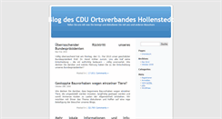 Desktop Screenshot of cdu-hollenstedt-blog.de